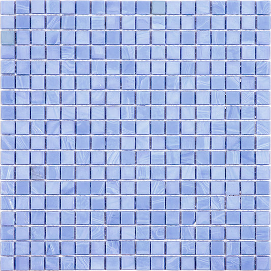 Baby Blue 12x12 Glossy Uniform Square Glass Mosaic Tile (20 pack, 18.69 sq ft/case)