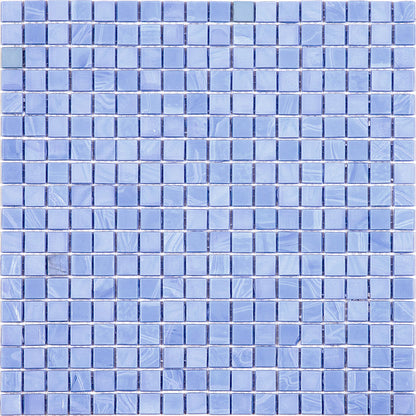 Baby Blue 12x12 Glossy Uniform Square Glass Mosaic Tile (20 pack, 18.69 sq ft/case) - Sample