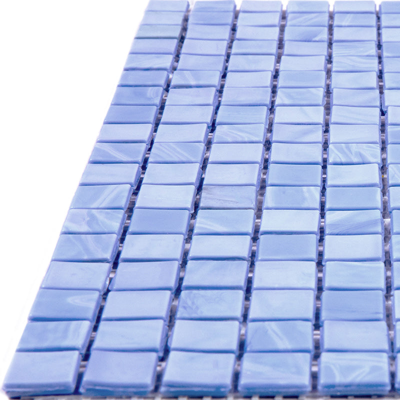 Baby Blue 12x12 Glossy Uniform Square Glass Mosaic Tile (20 pack, 18.69 sq ft/case)