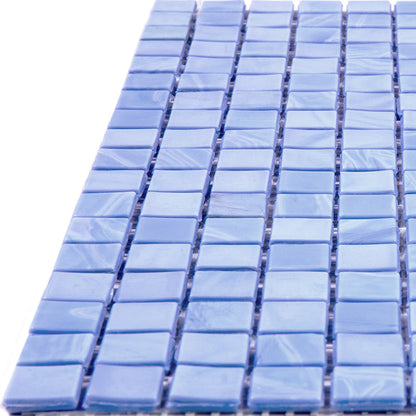 Baby Blue 12x12 Glossy Uniform Square Glass Mosaic Tile (20 pack, 18.69 sq ft/case)