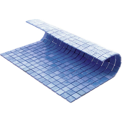 Baby Blue 12x12 Glossy Uniform Square Glass Mosaic Tile (20 pack, 18.69 sq ft/case) - Sample