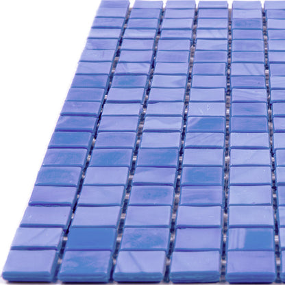 Neon Blue 12x12 Glossy Uniform Square Glass Mosaic Tile (20 pack, 18.69 sq ft/case)