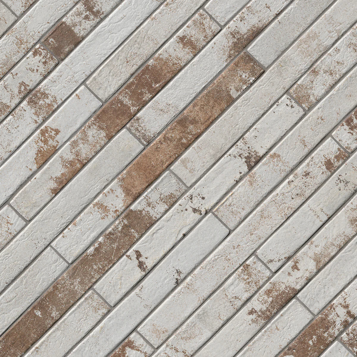 MSI Brickstone Rustique White Brick Matte Porcelain Wall and Floor Tile