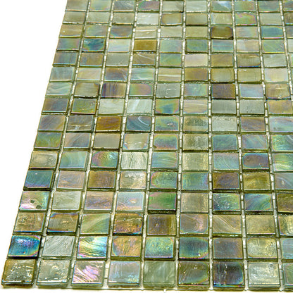 Tortilla Brown 12x12 Glossy Uniform Square Glass Mosaic Tile (20 pack, 18.69 sq ft/case)