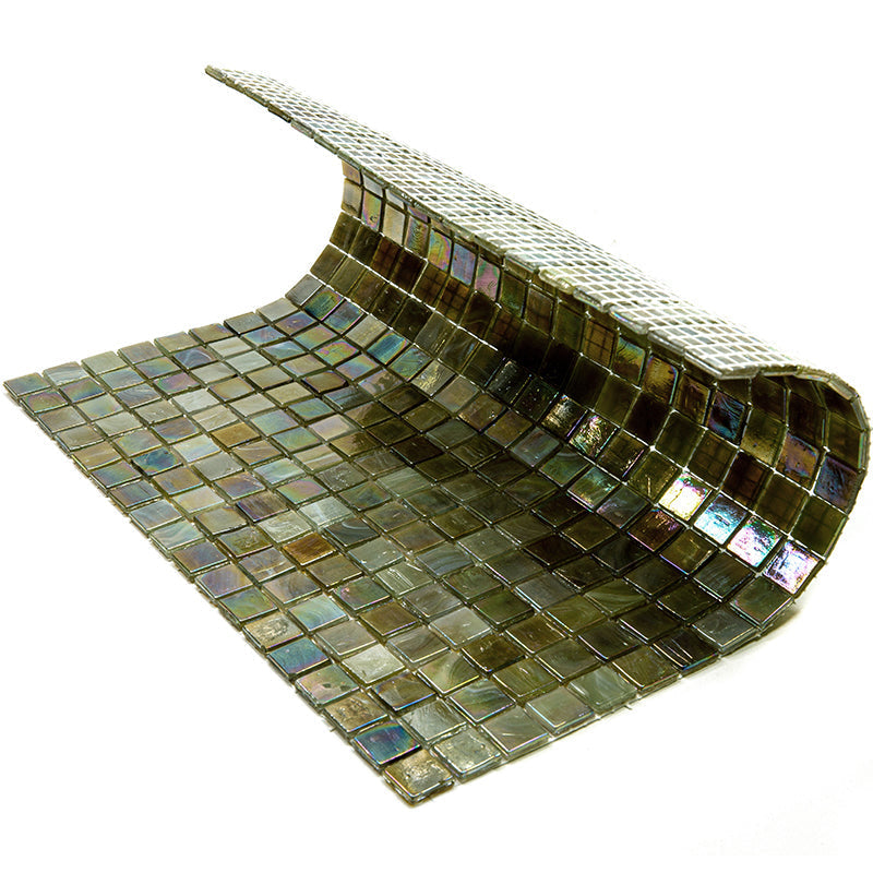 Tortilla Brown 12x12 Glossy Uniform Square Glass Mosaic Tile (20 pack, 18.69 sq ft/case)