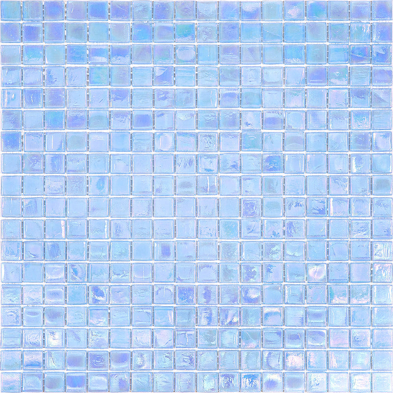 Light Sky Blue 12x12 Glossy Uniform Square Glass Mosaic Tile (20 pack, 18.69 sq ft/case)