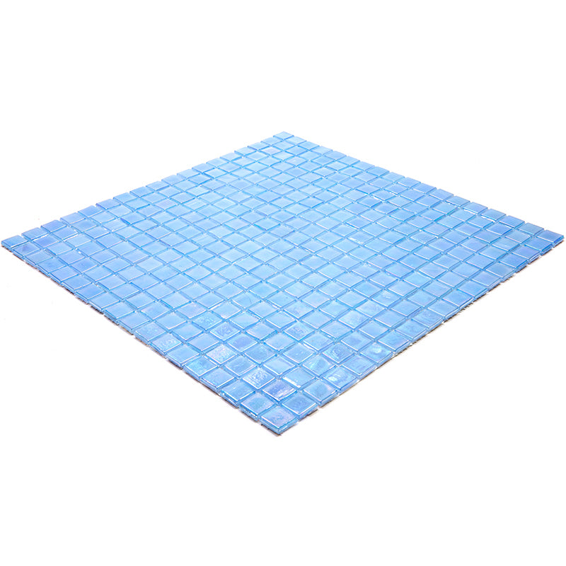 Light Sky Blue 12x12 Glossy Uniform Square Glass Mosaic Tile (20 pack, 18.69 sq ft/case)