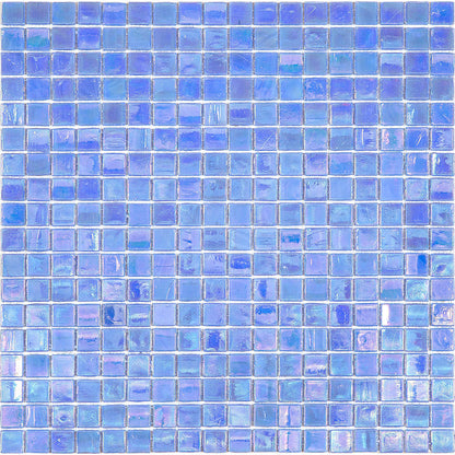 Carolina Blue 12x12 Glossy Uniform Square Glass Mosaic Tile (20 pack, 18.69 sq ft/case) - Sample