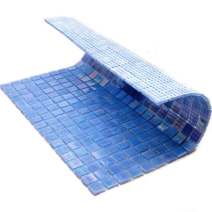 Carolina Blue 12x12 Glossy Uniform Square Glass Mosaic Tile (20 pack, 18.69 sq ft/case) - Sample