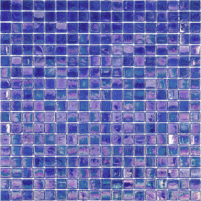 Egyptian Blue 12x12 Glossy Uniform Square Glass Mosaic Tile (20 pack, 18.69 sq ft/case)