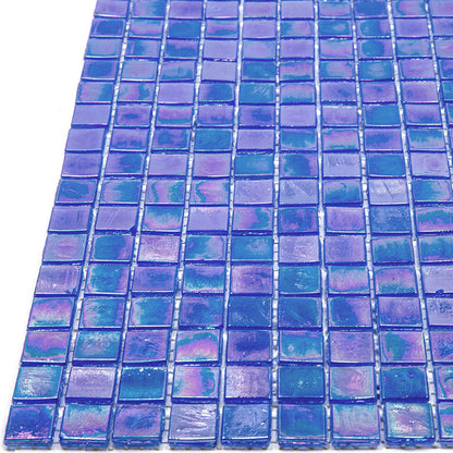 Egyptian Blue 12x12 Glossy Uniform Square Glass Mosaic Tile (20 pack, 18.69 sq ft/case)