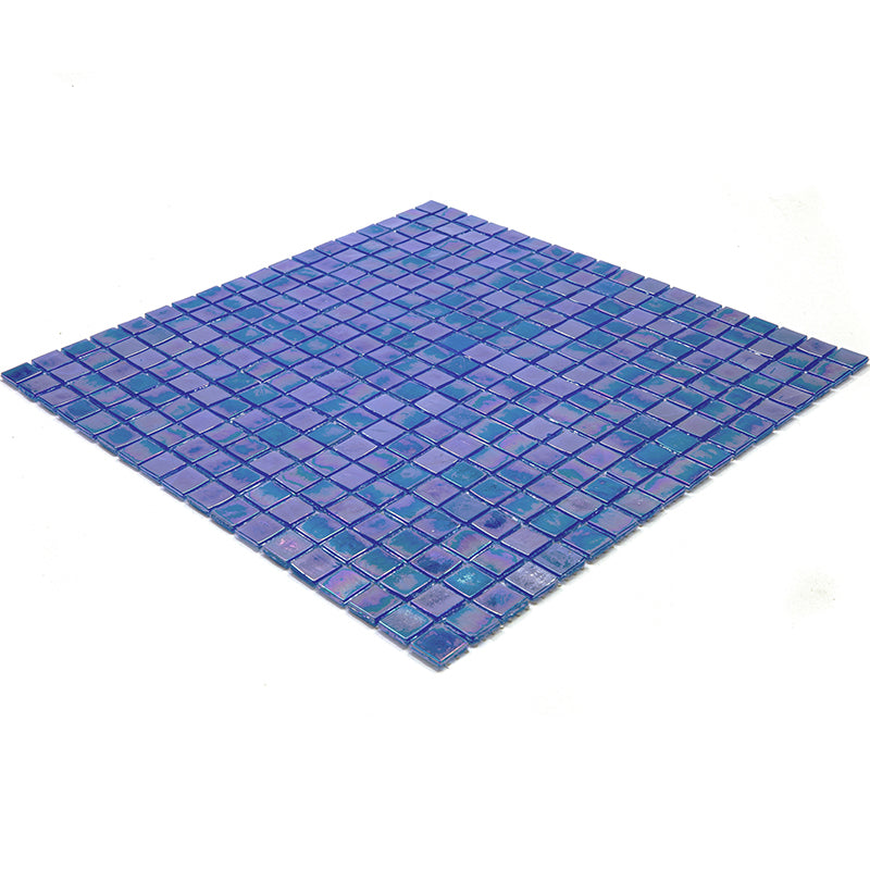 Egyptian Blue 12x12 Glossy Uniform Square Glass Mosaic Tile (20 pack, 18.69 sq ft/case)