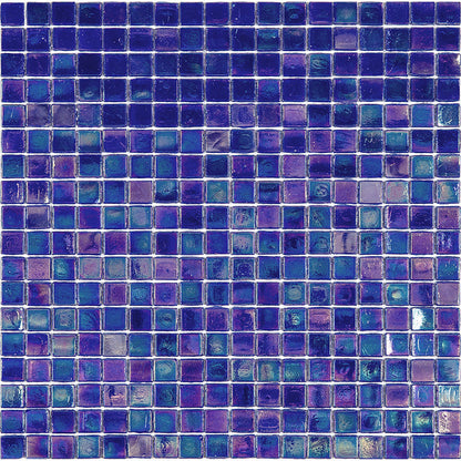Shimmer Cobalt Blue 12x12 Glossy Uniform Square Glass Mosaic Tile (20 pack, 18.69 sq ft/case)