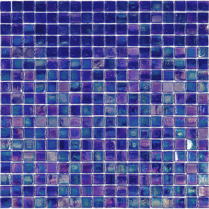 Shimmer Cobalt Blue 12x12 Glossy Uniform Square Glass Mosaic Tile (20 pack, 18.69 sq ft/case) - Sample