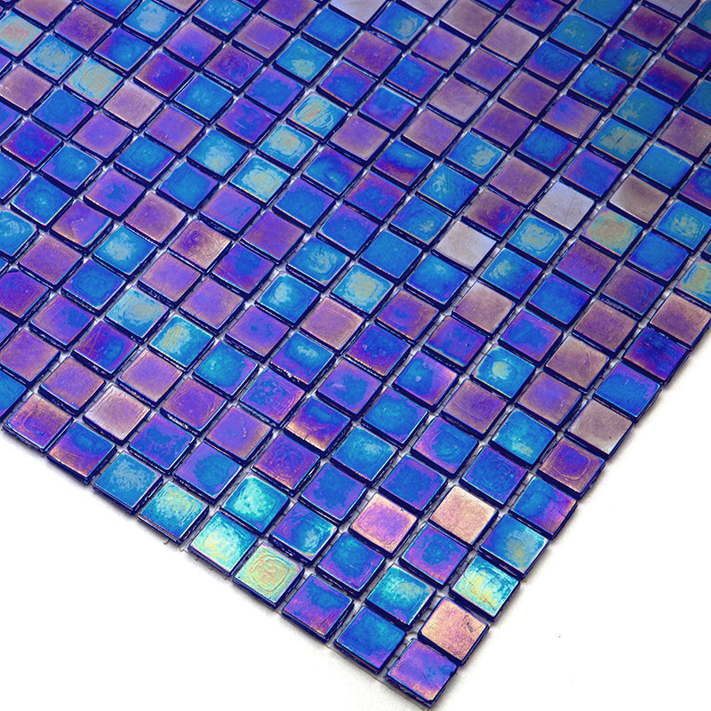 Shimmer Cobalt Blue 12x12 Glossy Uniform Square Glass Mosaic Tile (20 pack, 18.69 sq ft/case)