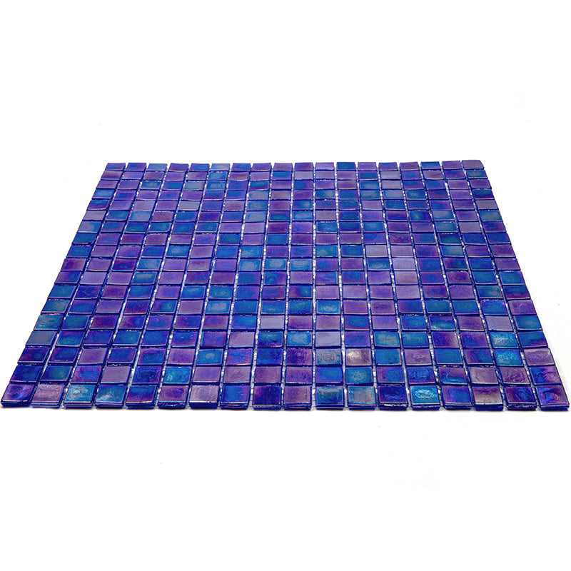 Shimmer Cobalt Blue 12x12 Glossy Uniform Square Glass Mosaic Tile (20 pack, 18.69 sq ft/case)