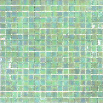 Ultramarine Green 12x12 Glossy Uniform Square Glass Mosaic Tile (20 pack, 18.69 sq ft/case)