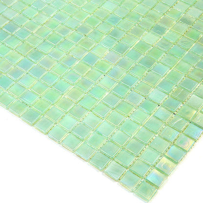 Ultramarine Green 12x12 Glossy Uniform Square Glass Mosaic Tile (20 pack, 18.69 sq ft/case)