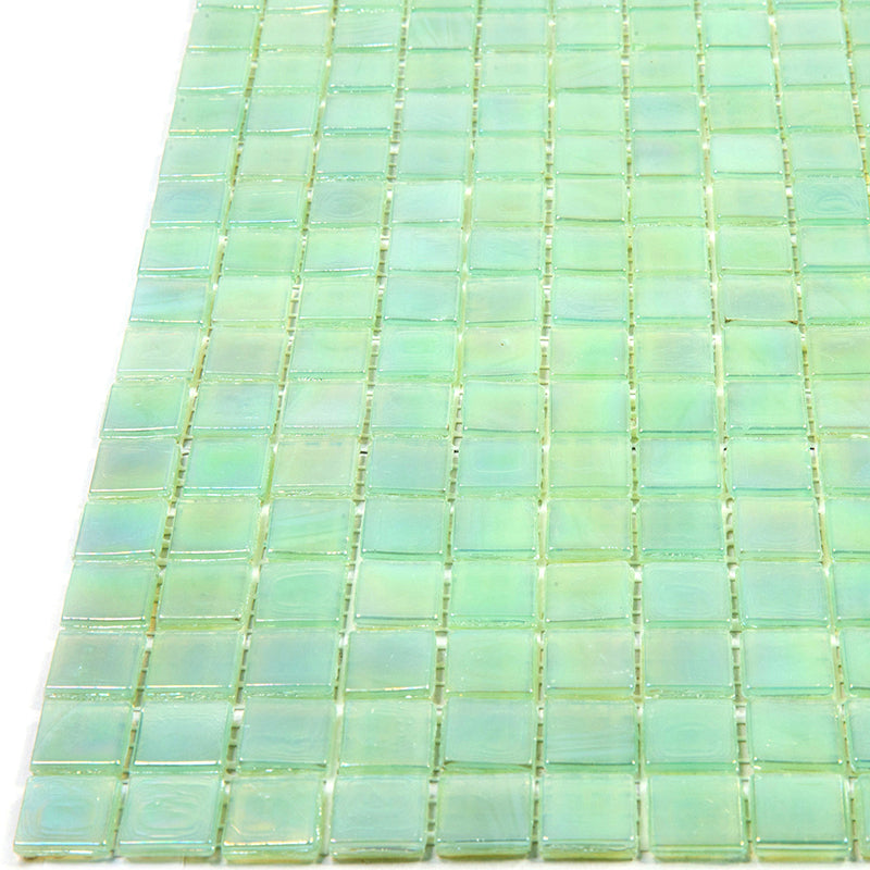 Ultramarine Green 12x12 Glossy Uniform Square Glass Mosaic Tile (20 pack, 18.69 sq ft/case)