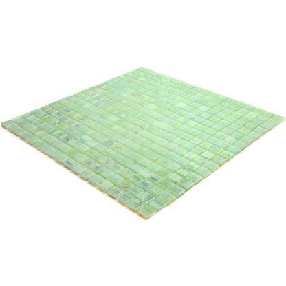 Ultramarine Green 12x12 Glossy Uniform Square Glass Mosaic Tile (20 pack, 18.69 sq ft/case)