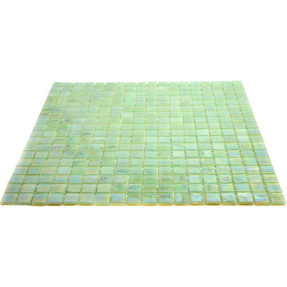 Ultramarine Green 12x12 Glossy Uniform Square Glass Mosaic Tile (20 pack, 18.69 sq ft/case)