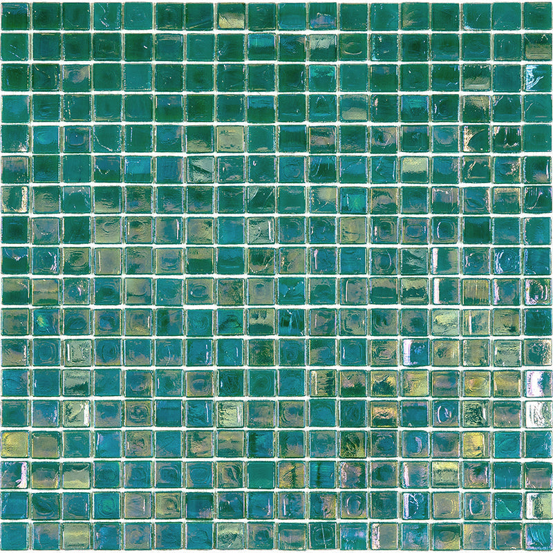 Grenn-Blue 12x12 Glossy Uniform Square Glass Mosaic Tile (20 pack, 18.69 sq ft/case)