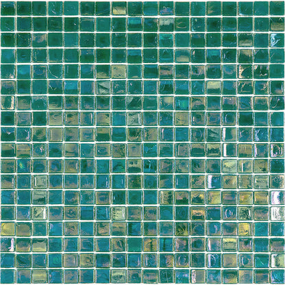 Grenn-Blue 12x12 Glossy Uniform Square Glass Mosaic Tile (20 pack, 18.69 sq ft/case)
