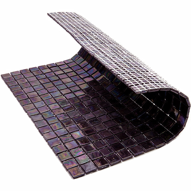 Wine Red 12x12 Glossy Uniform Square Glass Mosaic Tile (20 pack, 18.69 sq ft/case) - Sample