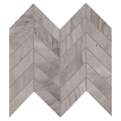 MSI Eden Bardiglio Chevron Mosaic Porcelain Wall and Floor Tile