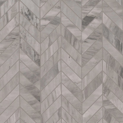 MSI Eden Bardiglio Chevron Mosaic Porcelain Wall and Floor Tile