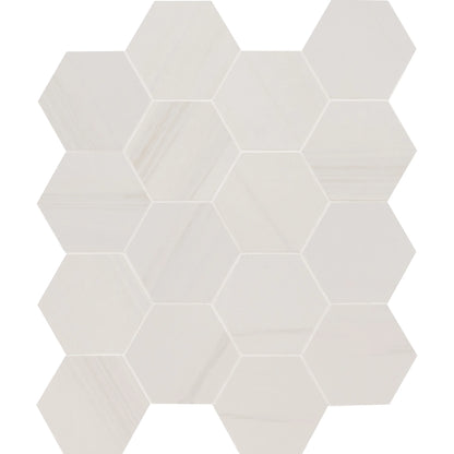 MSI Eden Dolomite Porcelain Mosaic Hexagon Wall and Floor Tile