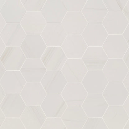 MSI Eden Dolomite Porcelain Mosaic Hexagon Wall and Floor Tile