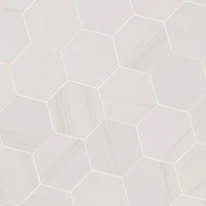 MSI Eden Dolomite Porcelain Mosaic Hexagon Wall and Floor Tile