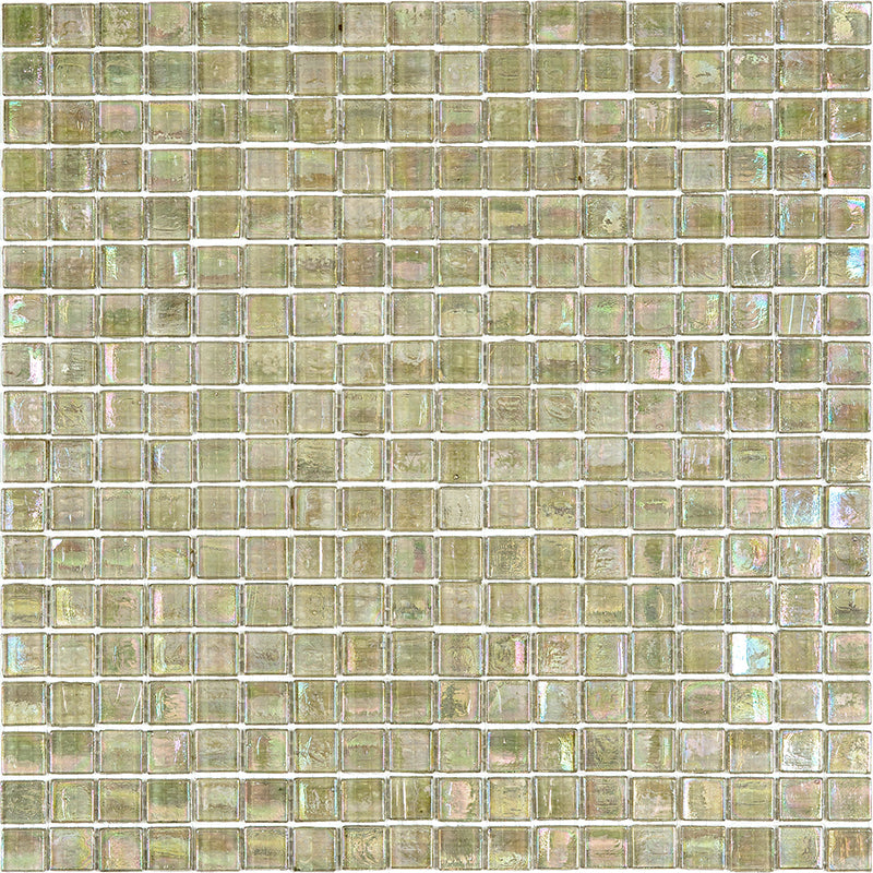 Yellowish Gray 12x12 Glossy Uniform Square Glass Mosaic Tile (20 pack, 18.69 sq ft/case)