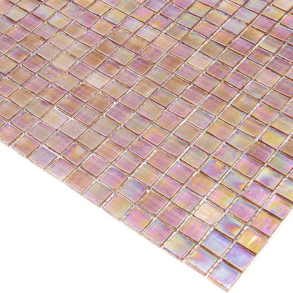 China Pink 12x12 Glossy Uniform Square Glass Mosaic Tile (20 pack, 18.69 sq ft/case)
