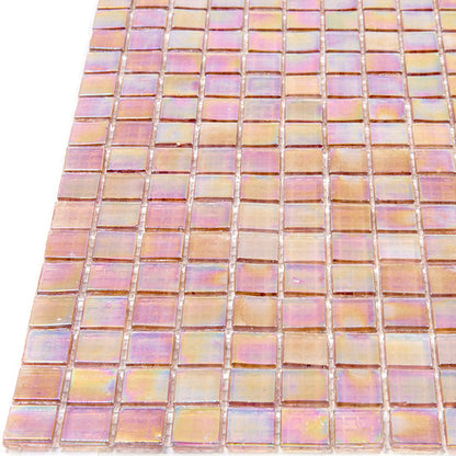 China Pink 12x12 Glossy Uniform Square Glass Mosaic Tile (20 pack, 18.69 sq ft/case)