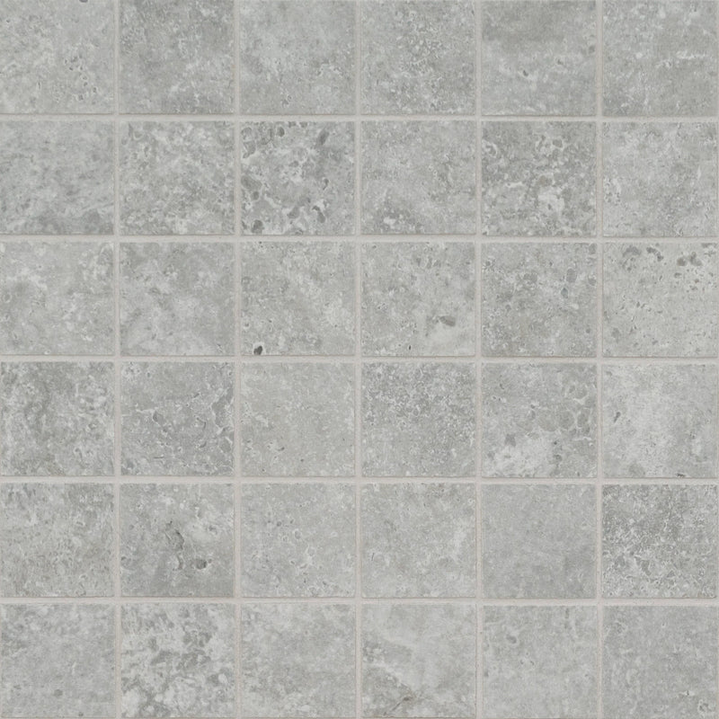 MSI Legions Lunar Silver Porcelain Mosaic Wall and Floor Tile