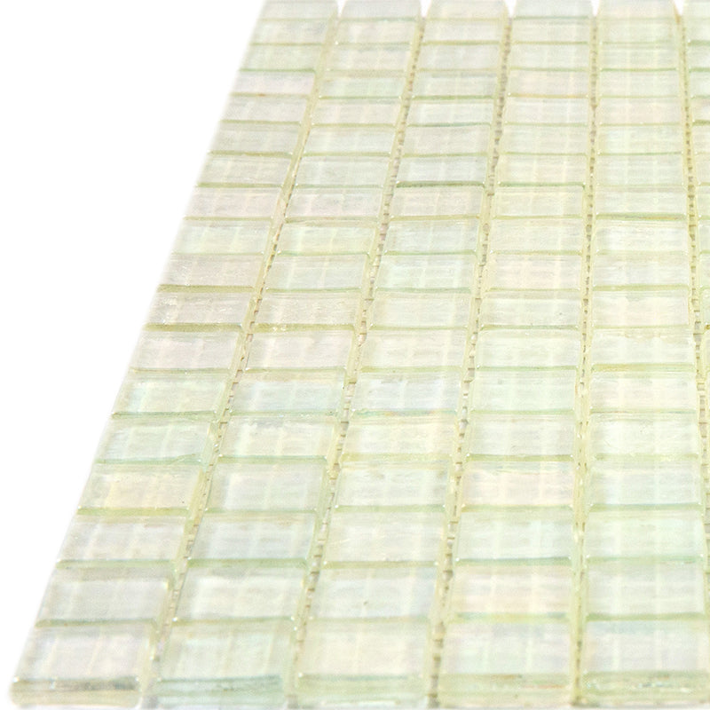 Rainbow White 12x12 Glossy Uniform Square Glass Mosaic Tile (20 pack, 18.69 sq ft/case)