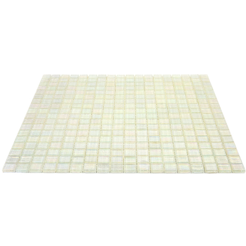 Rainbow White 12x12 Glossy Uniform Square Glass Mosaic Tile (20 pack, 18.69 sq ft/case)