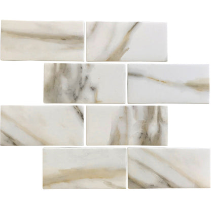 Chiffon White 12x12 Matte Brick Recycled Glass Mosaic Tile (10 pack, 9.18 sq ft/case)