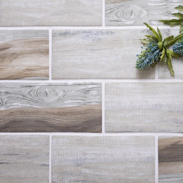 Beige 12x12 Matte Brick Recycled Glass Mosaic Tile (10 pack, 9.18 sq ft/case)