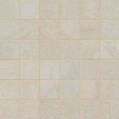 MSI Quartz White Porcelain Mosaic Wall and Floor Tile - Legions Collection