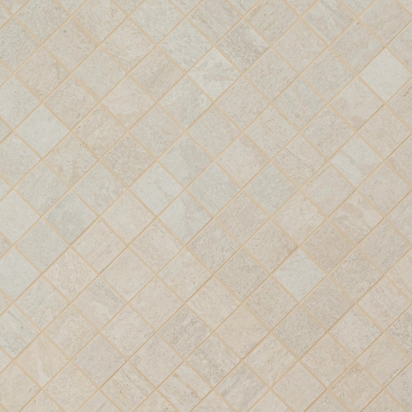 MSI Quartz White Porcelain Mosaic Wall and Floor Tile - Legions Collection