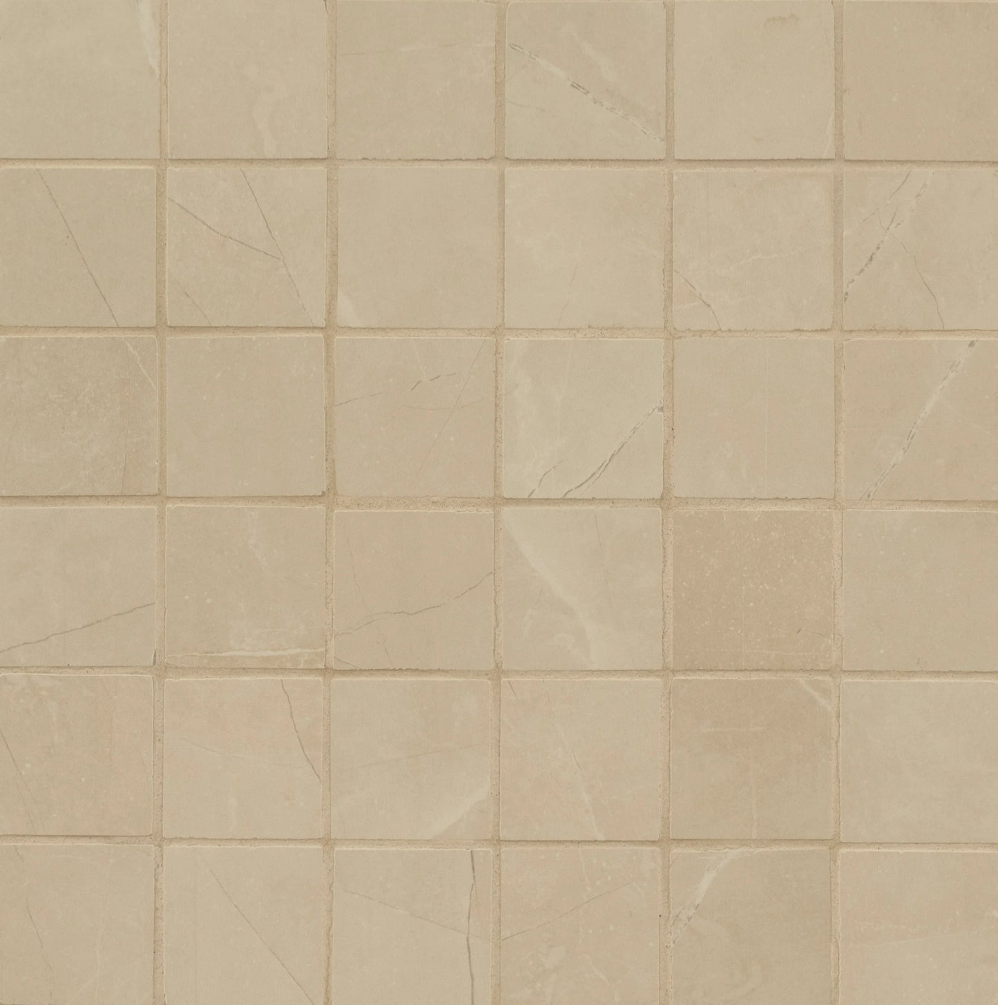 MSI Sande Cream Matte Porcelain Mosaic Wall and Floor Tile 2"x2"