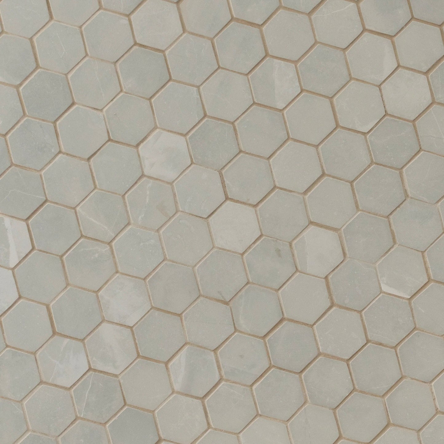 MSI Sande Grey Hexagon Matte Mosaic Porcelain Wall and Floor Tile 2"x2"