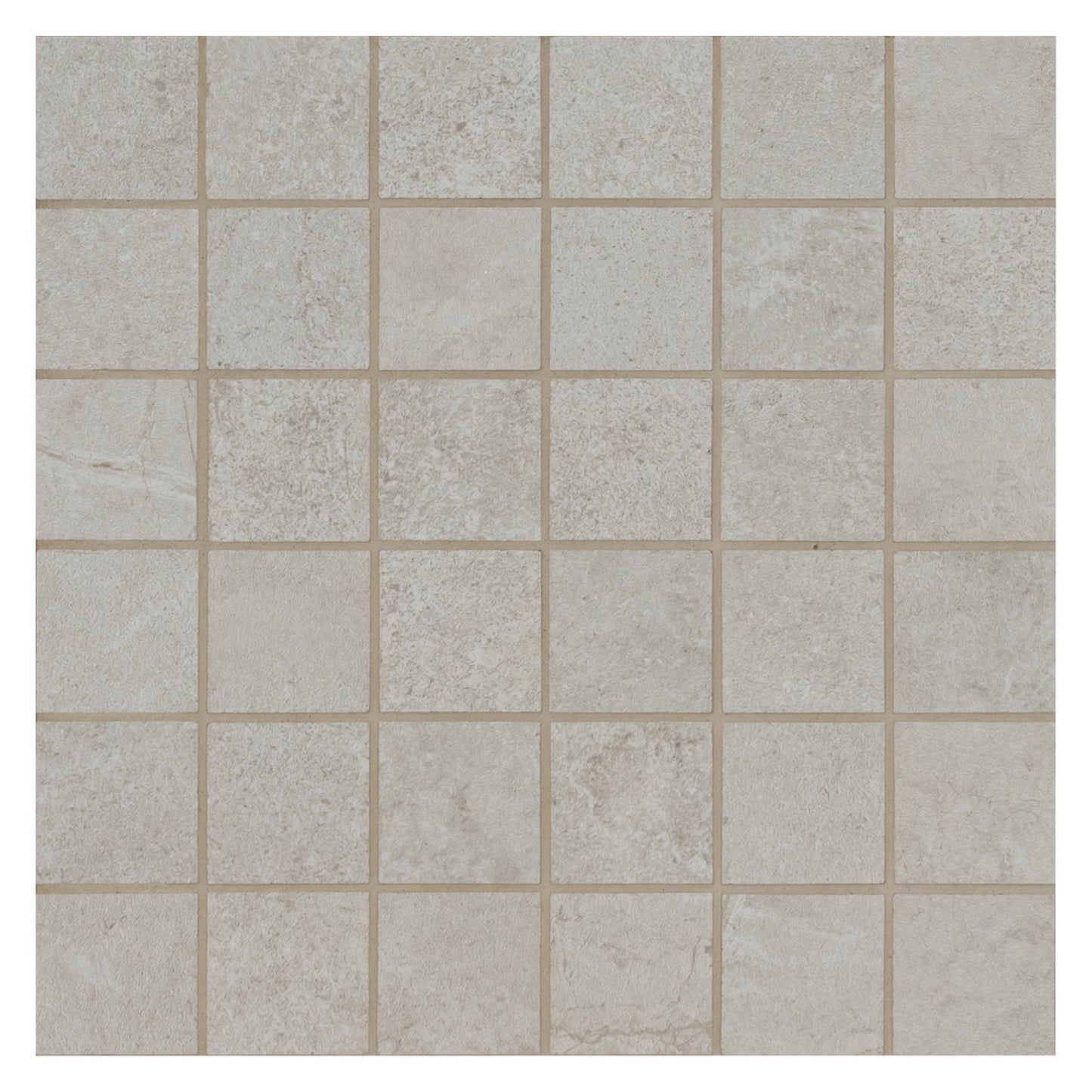 MSI Soreno Ivory Matte Porcelain Mosaic Wall and Floor Tile 2"x2"