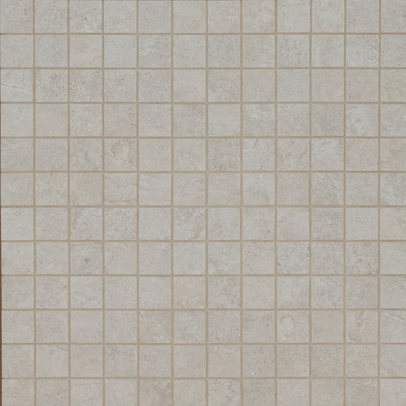 MSI Soreno Ivory Matte Porcelain Mosaic Wall and Floor Tile 2"x2"