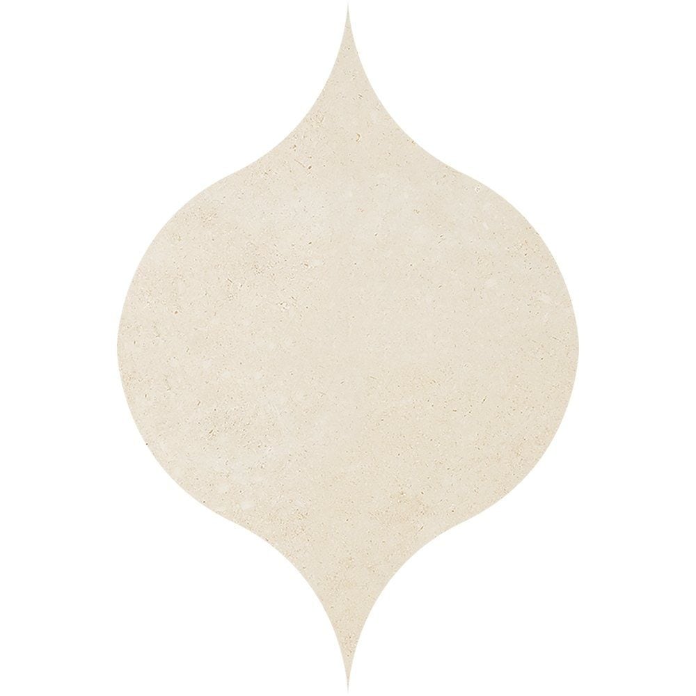 Jerusalem Light Honed Winter Leaf Limestone Waterjet Mosaics