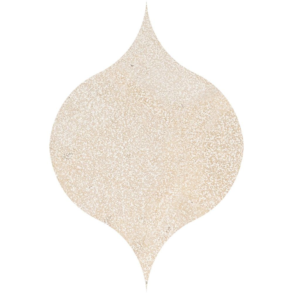 Thala Beige Fine Textured Winter Leaf Limestone Waterjet Mosaics