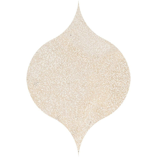 Thala Beige Fine Textured Winter Leaf Limestone Waterjet Mosaics